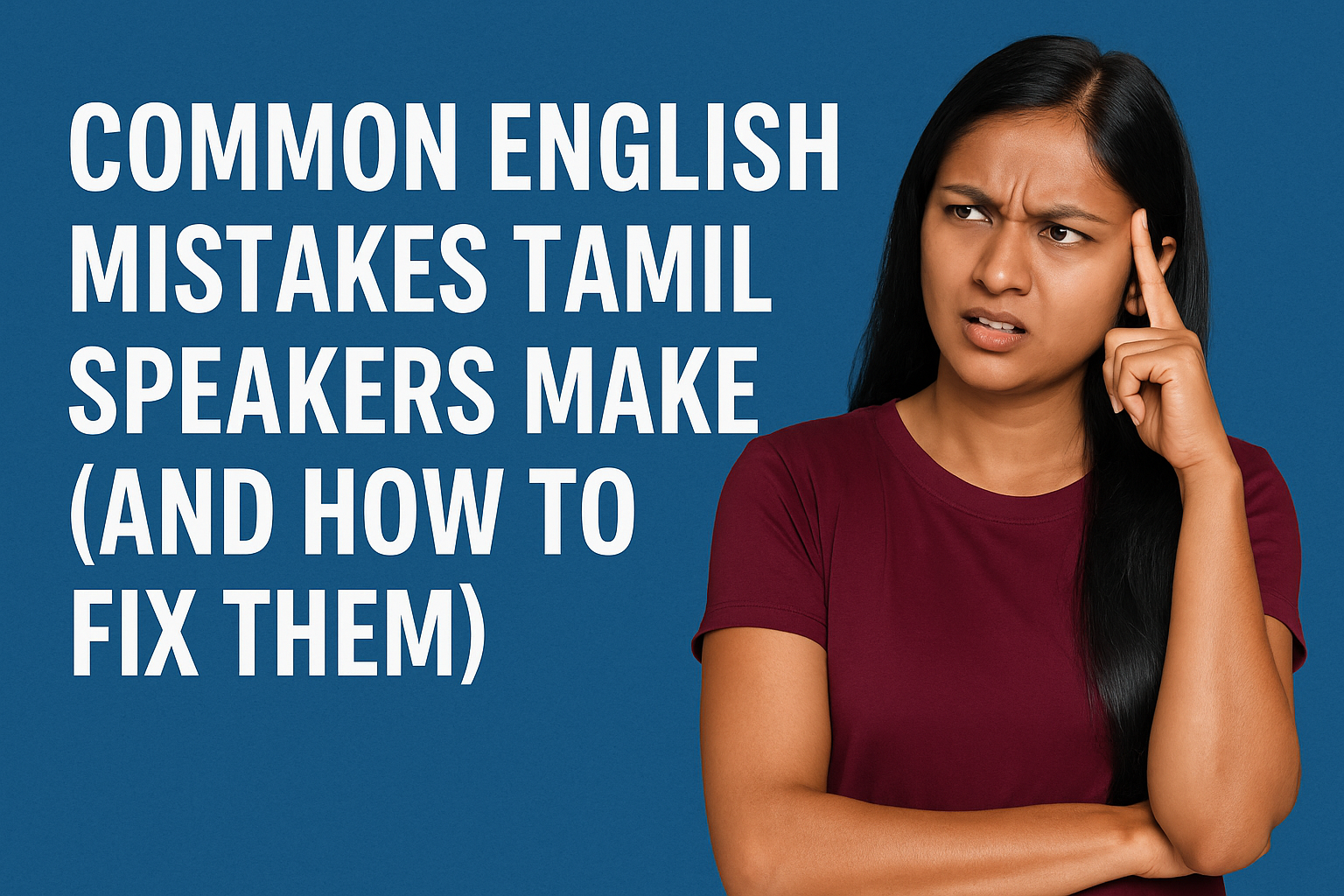 Common English Mistakes Tamil Speakers Make (And How to Fix Them)
